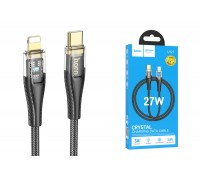 Кабель USB Type-C - Lightning HOCO U121 PD20W (черный) 1м 