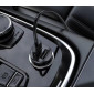 Автомобильное зарядное устройство АЗУ 2USB HOCO DZ3 series 2400mAh (прозрачный)
