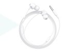 Наушники вакуумные проводные HOCO M60 Perfect sound universal earphones (белый)