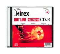 CD-R Mirex HOTLINE 700 Мб 48x Slim case (1/200)