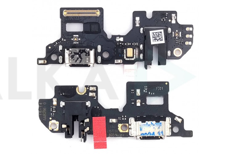 Шлейф для Realme 9 Pro (RMX3472)/ Q5 (RMX3478) с разъемом зарядки + разъем гарнитуры (плата) org