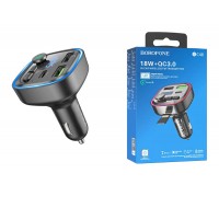 FM-Модулятор BOROFONE BC48 Broad QC3.0 car BT FM transmitter