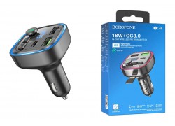 FM-Модулятор BOROFONE BC48 Broad QC3.0 car BT FM transmitter