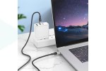 Кабель USB Type-C - USB Type-C HOCO U129 60W (черный) 1м