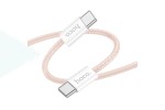 Кабель USB Type-C - USB Type-C HOCO X104 PD60W (розовый) 1м