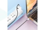 Кабель USB Type-C - USB Type-C HOCO X104 PD60W (розовый) 1м