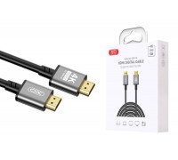 Кабель HDMI to HDMI XO GB017B Metal Adapter Cable 5M Tranish