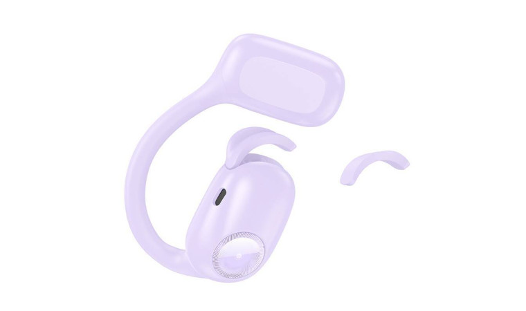 Наушники вакуумные беспроводные HOCO EA3 Talent open true wireless BT headset (фиолетовый)