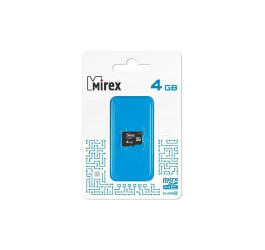 Карта памяти Mirex 8GB MicroSD (Class4) без адаптера