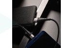 Кабель USB - USB Type-C BOROFONE BX32, 3A (черный) 1м (в оплетке, с усилением сгиба)