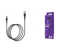 Кабель USB - MicroUSB BOROFONE BX32 2.4A (черный) 1м (в оплетке)