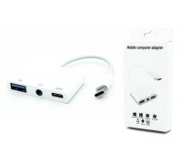 Разветвитель USB-C --> USB3.0 + Jack3.5 + USB-C (1/113)