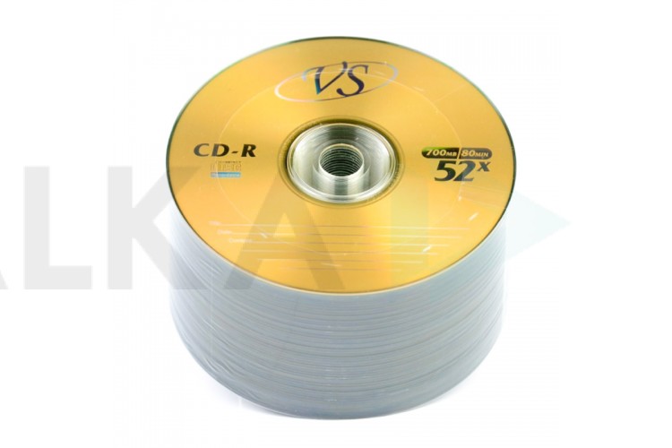 CD-R VS 80 52x Bulk 50 (упаковка 50 шт)