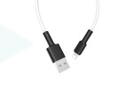 Кабель USB - Lightning BOROFONE BX31 2,4A (белый) 1м (силиконовый)