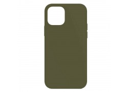 Чехол для iPhone 14 Pro (6,1) Silicone Case Soft Touch (темная олива)