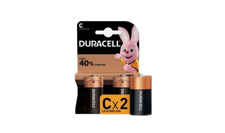Батарейка алкалиновая Duracell LR14/2BL (MN1400) (цена за блистер 2 шт)