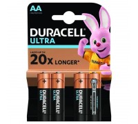 Батарейка алкалиновая Duracell LR6 AA/4BL (MN1500) (цена за блистер 4 шт)