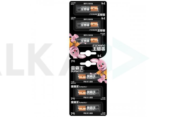 Батарейка алкалиновая Duracell LR03 AAA/(1x6)BL Отрывной (Для китайского рынка, оригинал) ЦЕНА ЗА БЛИСТЕР 6 ШТ