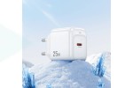 Сетевое зарядное устройство USB-C + кабель Lightning - Type-C HOCO CS53A Surplus single port PD25W (белый)