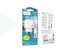 Сетевое зарядное устройство USB-C + кабель Lightning - Type-C HOCO CS53A Surplus single port PD25W (белый)