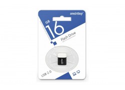 Флешка USB 2.0 Smartbuy 16GB LARA Black (SB16GBLARA-K)