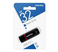 Флешка USB 2.0 Smartbuy 32GB Crown Black (SB32GBCRW-K)