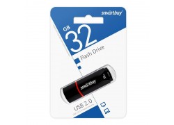 Флешка USB 2.0 Smartbuy 32GB Crown Black (SB32GBCRW-K)