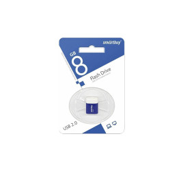 Флешка USB 2.0 Smartbuy 8 GB LARA Blue (SB8GBLara-B)