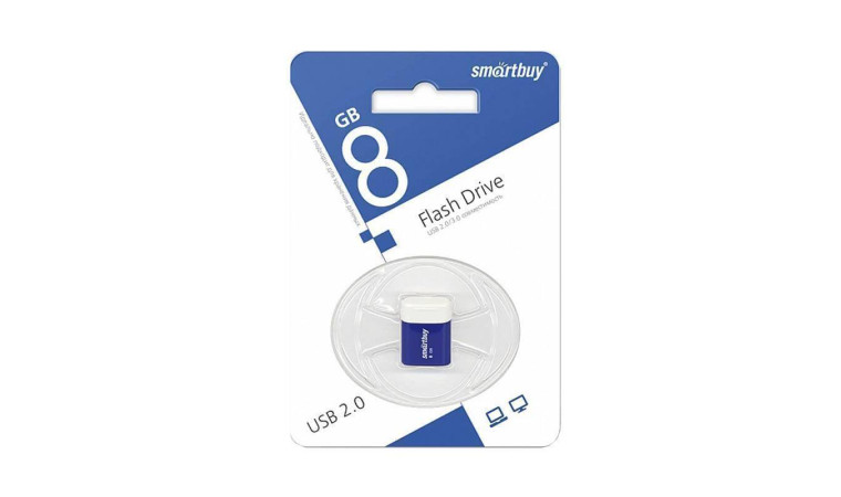 Флешка USB 2.0 Smartbuy 8 GB LARA Blue (SB8GBLara-B) Флешка USB 2.0 Smartbuy 8 GB LARA Blue (SB8GBLara-B)