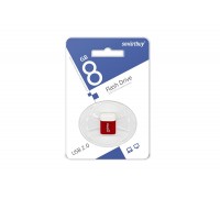 Флешка USB 2.0 Smartbuy 8 GB LARA Red (SB8GBLara-R)