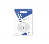 Флешка USB 2.0 Smartbuy 8 GB LARA White (SB8GBLara-W)