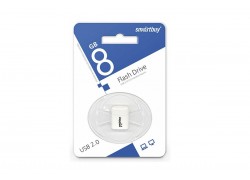 Флешка USB 2.0 Smartbuy 8 GB LARA White (SB8GBLara-W)