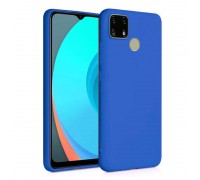 Чехол для Realme C25 тонкий (синий)