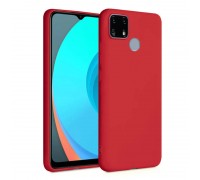 Чехол для Realme C25 тонкий (красный)