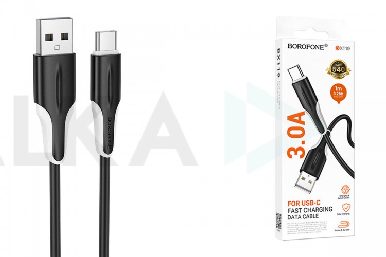 Кабель USB - Type-C BOROFONE BX119 New (черный)