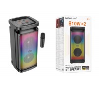 Портативная беспроводная колонка BOROFONE BP25 Vida BT с микрофоном (черный)