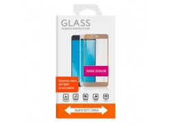Защитное стекло дисплея iPhone 7 Plus/8 Plus (5.5) 10D (тех. уп.) рисунок единорог (белый)