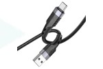 Кабель USB - USB Type-C BOROFONE BU35, 2,4A (черный) 1,2м (в оплетке)