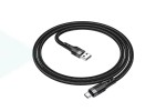 Кабель USB - USB Type-C BOROFONE BU35, 2,4A (черный) 1,2м (в оплетке)