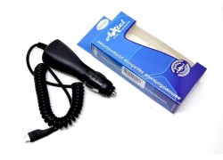 Автомобильное зарядное устройство АЗУ кабель MicroUSB AXTEL 1000mAh универсальное (черный)
