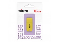 Флешка USB 3.0 Mirex SOFTA YELLOW 16GB (ecopack)