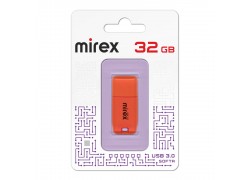 Флешка USB 3.0 Mirex SOFTA ORANGE 32GB (ecopack)