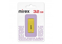 Флешка USB 3.0 Mirex SOFTA YELLOW 32GB (ecopack)