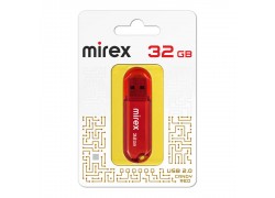 Флешка USB 2.0 Mirex CANDY RED 32GB (ecopack)