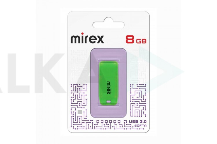 Флешка USB 3.0 Mirex SOFTA GREEN 64GB (ecopack)