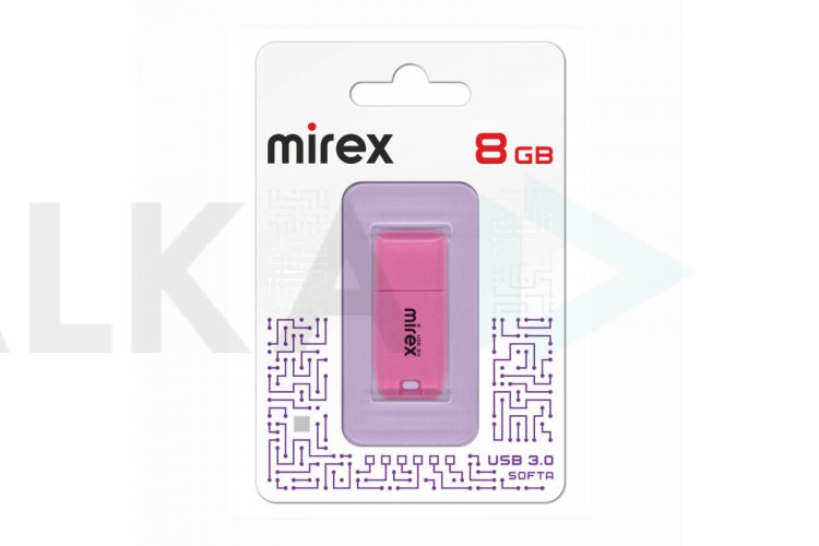 Флешка USB 3.0 Mirex SOFTA PINK 64GB (ecopack)