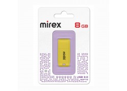 Флешка USB 3.0 Mirex SOFTA YELLOW 64GB (ecopack)
