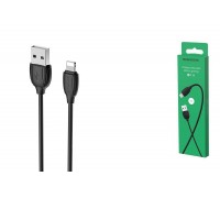 Кабель USB - Lightning BOROFONE BX19, 2,4A (черный) 1м