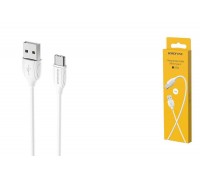 Кабель USB - USB Type-C BOROFONE BX19, 2A (белый) 1м