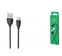 Кабель USB - USB Type-C BOROFONE BX19, 2A (черный) 1м